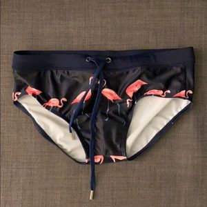 Flamingo speedo (dark blue color)